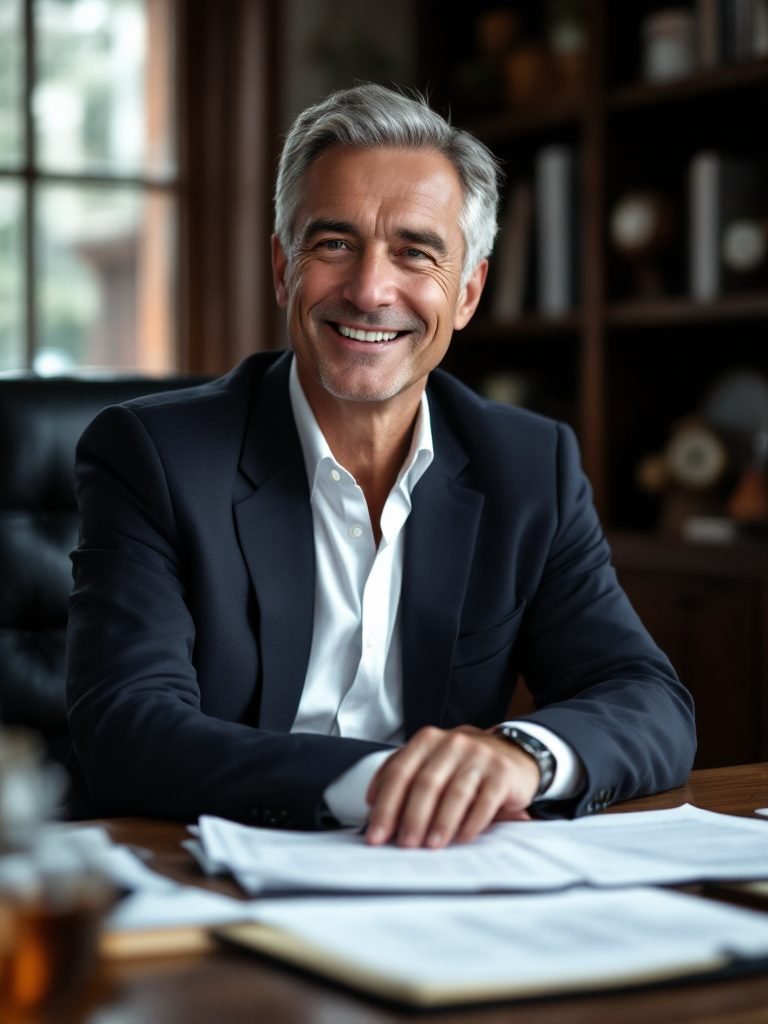 Consultant du cabinet à son bureau
